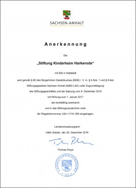 Stiftung Kinderheim Harkerode